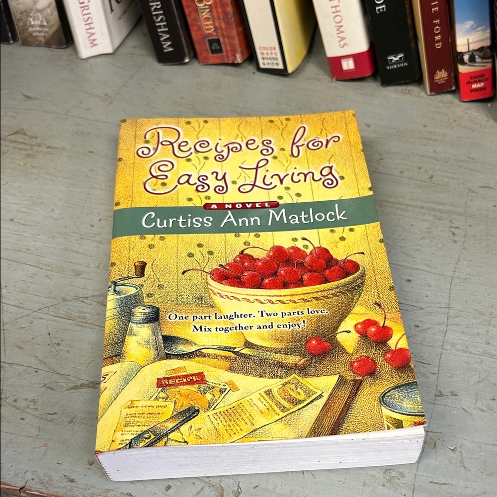 'Recipes for Easy Living' Novel - Yellow Cover